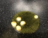 A picture of step 2 of Gachas Manchegas.