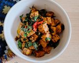 Foto langkah ke 3 dari resep 362. Oseng Tempe Kemangi Sambel Terasi.