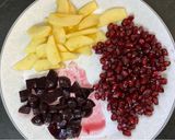 عکس مرحله 2 از دستور سالاد اسفناج و میوه های زمستانی