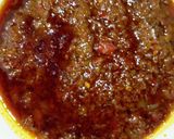 A picture of step 9 of Mashed beans with crispy fried sweet potatoes and palm oil stew.
