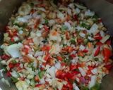 Csirkemájas ragu recept fázis 1 fotója