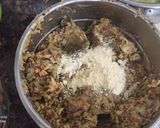 A picture of step 4 of Kala chaana tikki burger.