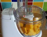 A picture of step 1 of Vickys Mango Fool, GF DF EF SF NF.