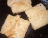 A picture of step 6 of Suji crepes with vegetables stuffing.