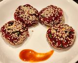 A picture of step 4 of Beetroot Tikki or Patties with Sesame Seeds.
