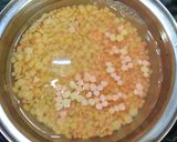 A picture of step 1 of Red carrot dal.