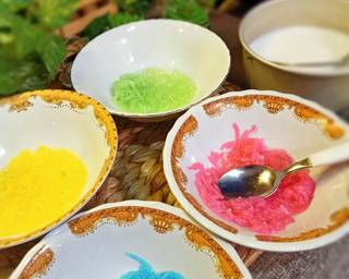 Es cendol Dawet warna warni - Step 6