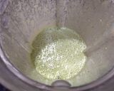 A picture of step 6 of Banana Spinach shots.