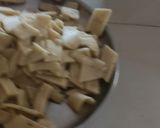 A picture of step 3 of Namak pare.