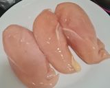 Krémsajttal töltött csirkemell tejfölös mártással recept fázis 1 fotója