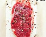 Foto langkah ke 1 dari resep Steak with Double Pan.