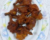 A picture of step 2 of Chicken lollipops.