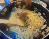 รูปขั้นตอนการทำที่ 10 ของ คาเปลลินี่ หรือแองเจิ้ลแฮร์ หมูกรอบสไปซี่ส์​