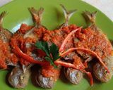 Foto langkah ke 5 dari resep Ikan bawal goreng balado.