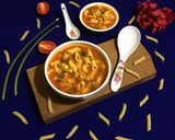 A picture of step 12 of Minestrone Soup.