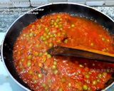 A picture of step 13 of Dhaba style matar masala.