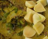 Gambar langkah 3 resipi Itik Salai Masak Lemak.