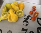 Une image de l'étape 4 de Salade de concombre, tomates, poivron et algues de Bretagne.