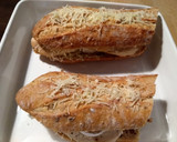 Foto del paso 2 de la receta: Bocadillo de pechuga de pollo y queso de cabra
