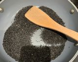 Foto langkah ke 1 dari resep Es krim vegan kelapa - biji wijen hitam (tanpa mesin es krim).