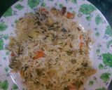 A picture of step 9 of Vegetable Rice.