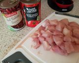 A picture of step 1 of My Hot Chilli Chicken in Sauce. 😉.