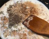 A picture of step 8 of Baked Spiced potato wedges with garlic Bechamel sauce.