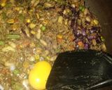 Foto del paso 2 de la receta: Salteado de arroz, vegetales y alubias