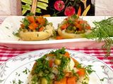 Anghinare umplute cu garnitura de legume
