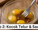 Foto langkah ke 2 dari resep Telor Orak - Arik Saos Bulgogi.