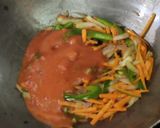 मिक्स वेज क्रीमी स्पेगेटी (Mixed veg creamy spaghetti) रेसिपी चरण 4 फोटो