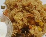 A picture of step 4 of Vegetable pulao.
