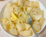 A picture of step 2 of Baked Mashed Potatoes.
