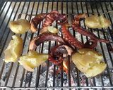 Foto del paso 3 de la receta Pulpo a la parrilla con patata chafada al pimentón