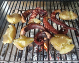 Foto del paso 3 de la receta: Pulpo a la parrilla con patata chafada al pimentón