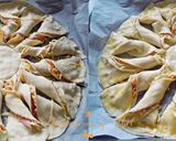 Foto del paso 3 de la receta Estrella de hojaldre de jamón york y queso