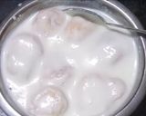 A picture of step 6 of Sweet dahi vada.