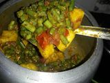 Beans aloo bhaji