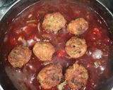 A picture of step 7 of Manchurian gravy.