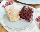 Foto del passaggio 8 della ricetta Danubio Bicolore (vaniglia e cannella, cacao e pepe rosa)