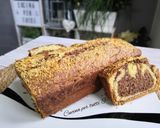 Une image de l'étape 7 de Cake marbré Vanille/Chocolat, très facile.