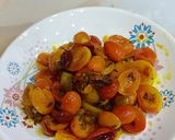 A picture of step 9 of Karonda Chilli Sweet an Sour sabji.
