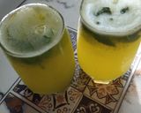 A picture of step 4 of Mint lemon cooler.