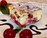 Bögrés piskóta savanyú gyümölcsökkel és dióval recept fázis 10 fotója