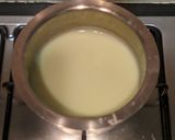 A picture of step 4 of Kesar Pista Custard Powder Pudding.