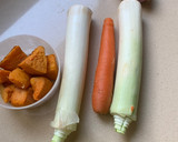 Foto del paso 1 de la receta: Puré de puerros y calabaza