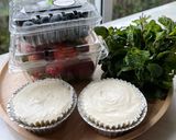 รูปขั้นตอนการทำที่ 5 ของ มินิชีสเค้กคีโต / Mini Cheese Cake Keto 🧁🍓🫐 ❌เตาอบ❌แป้ง❌น้ำตาล