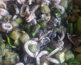Foto langkah ke 3 dari resep Cumi Hitam Pedas.