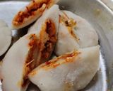 शेजवान पनीर स्टफ इडली   पकोड़ा रेसिपी चरण 4 फोटो