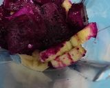 Foto langkah ke 2 dari resep Smoothies buah naga + pisang.